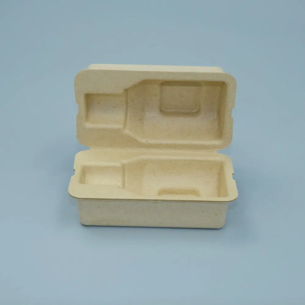 Caja de embalaje para productos de cuidado de la piel color trigo