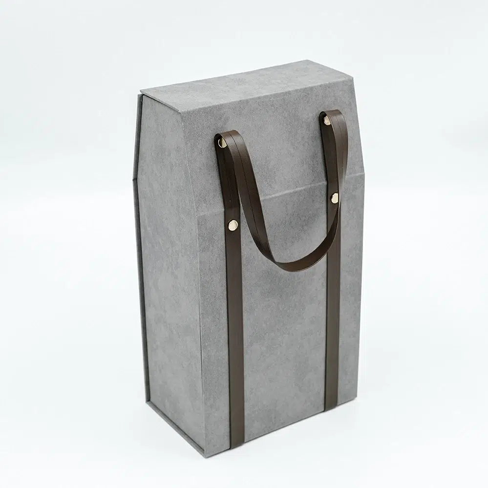 Velvet Paper Boxes With Handle