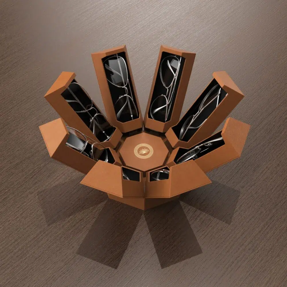 Polygonal Shape Sunglasses Storage Box