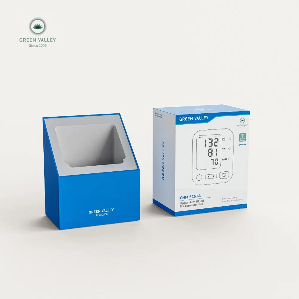 Blood Pressure Monitor Blue Box