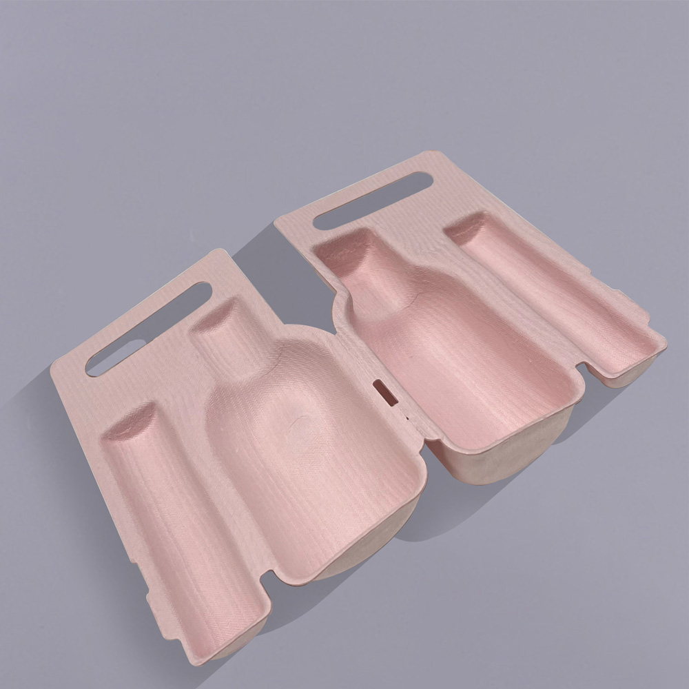 Pink Cosmetic Pulp Packaging