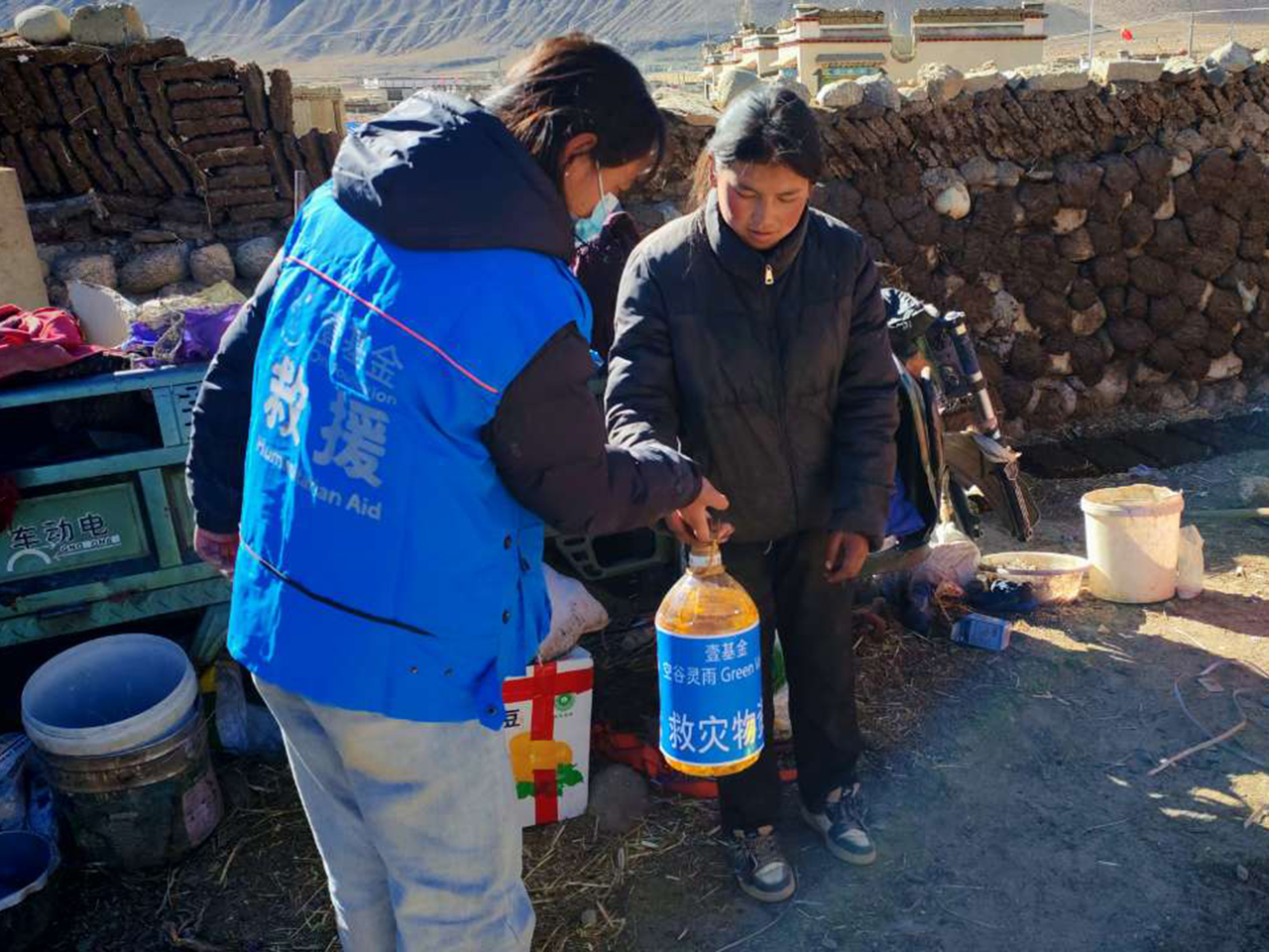 Green Valley Donated Supplies To Tibet Disaster Area