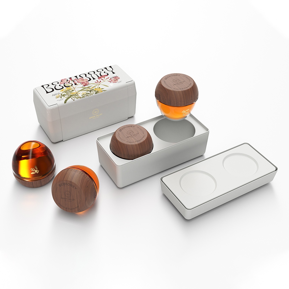 Pulp Box For Honey Bottle