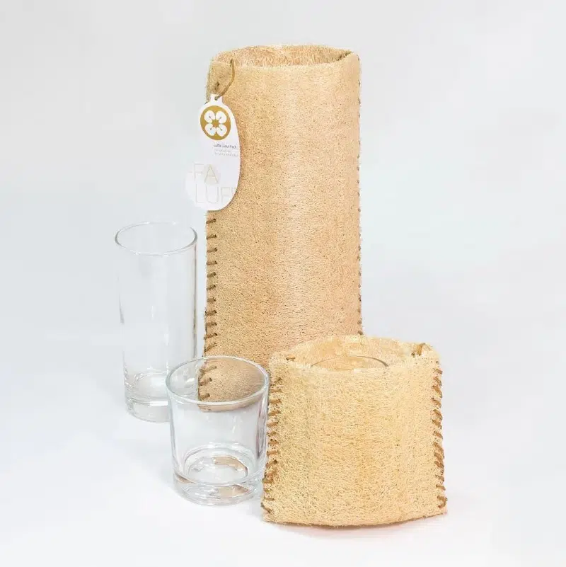 Cup loofah packaging