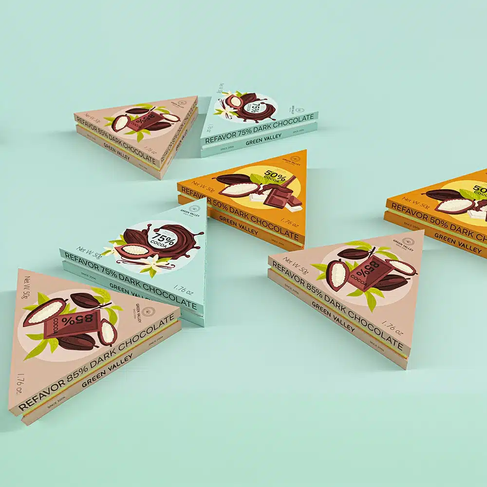 Triangle Shape Chocolate Gift Box