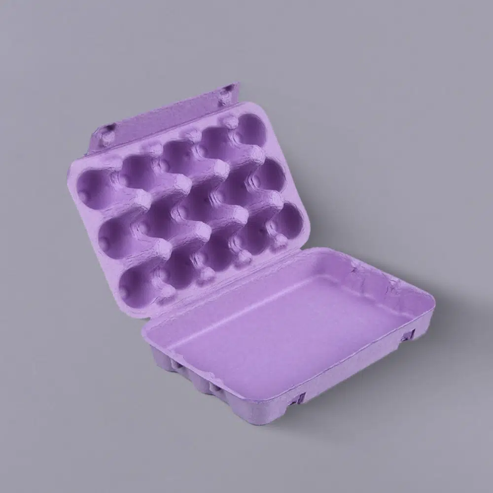 Purple Egg Molded Pulp Tray