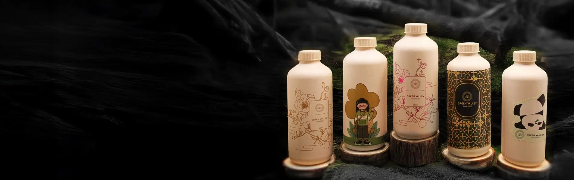 Eco-friendly Paper Bottle Background