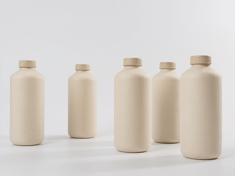 Various Molded Pulp Bottle Designs