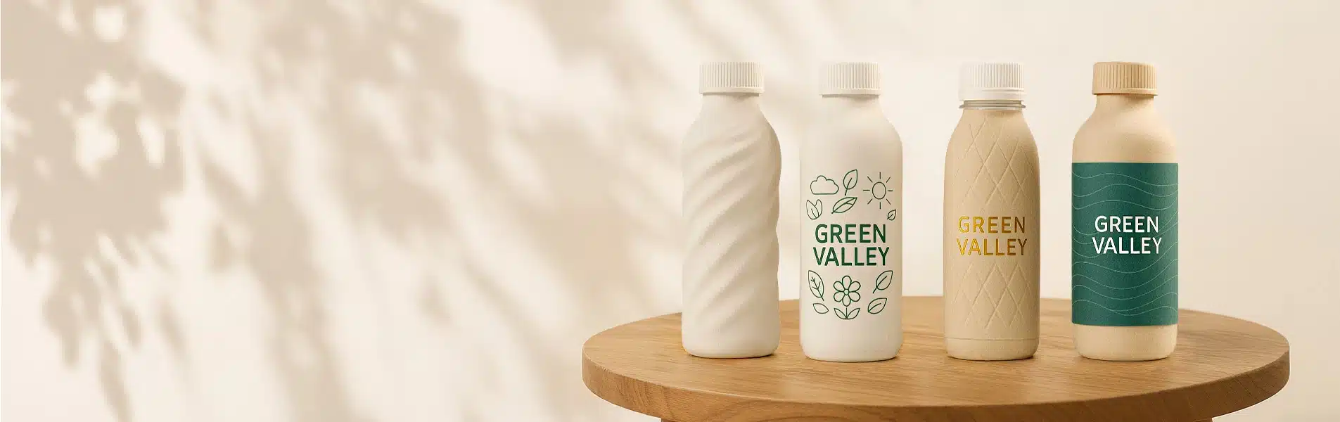 Eco-friendly Paper Bottle Background