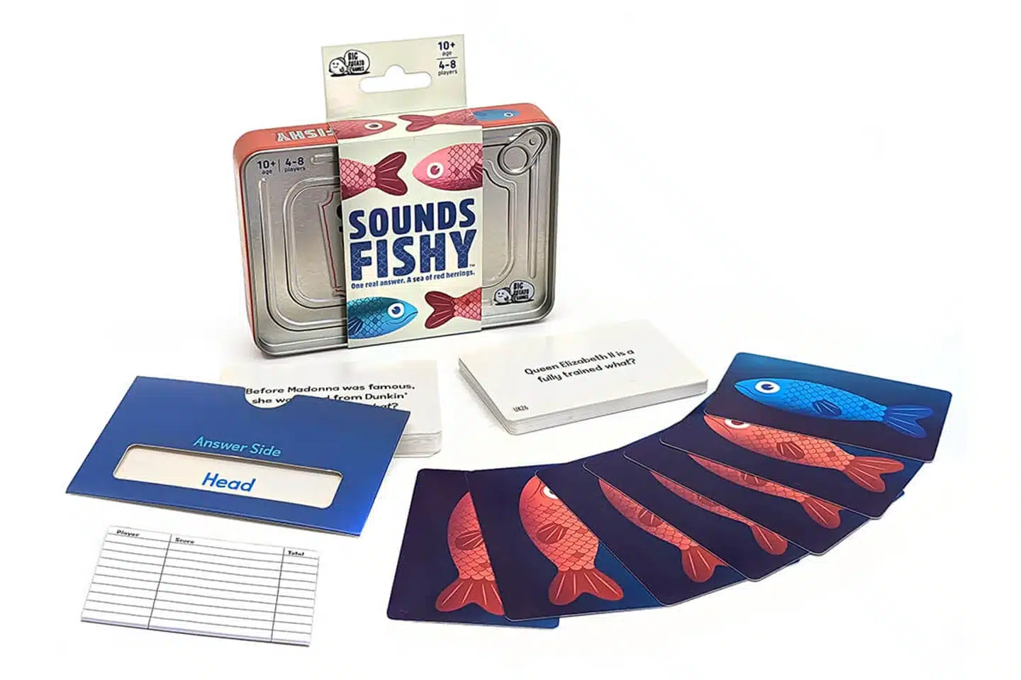 Fish can style cards