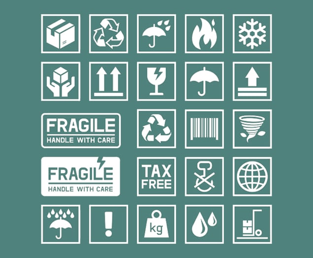 Common International Packaging Symbols on Cardboard Boxes and Their Meanings
