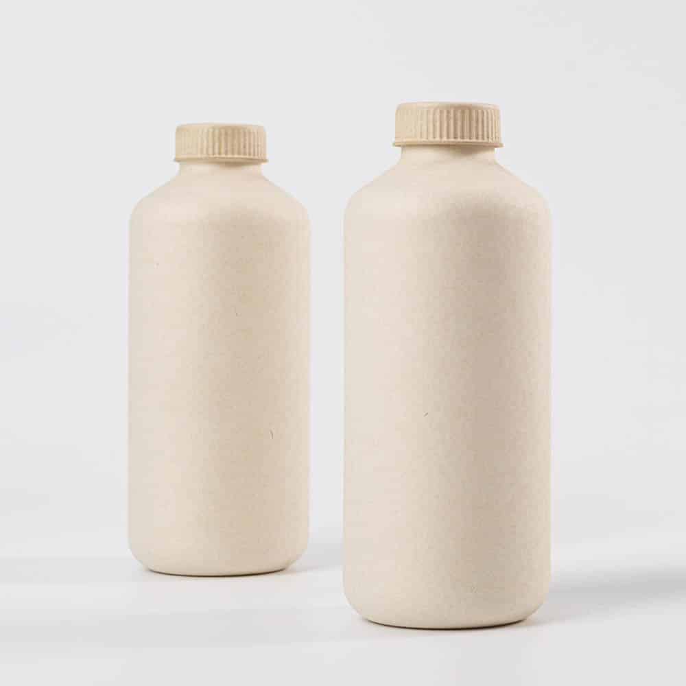 Molded Pulp Sustainable Water Paper Bottle