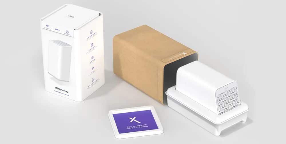 Multiple Xfinity Product Packaging