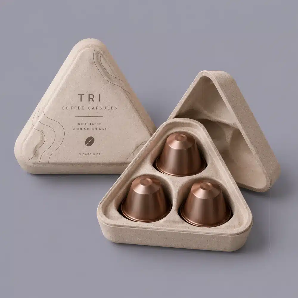 Triangle Wet-press Coffee Packaging