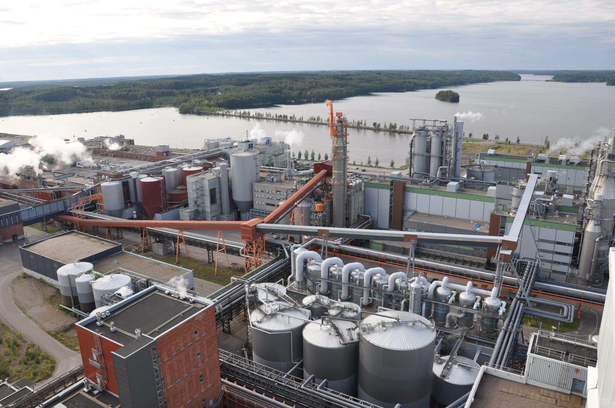 Pulp Mill Industrial View