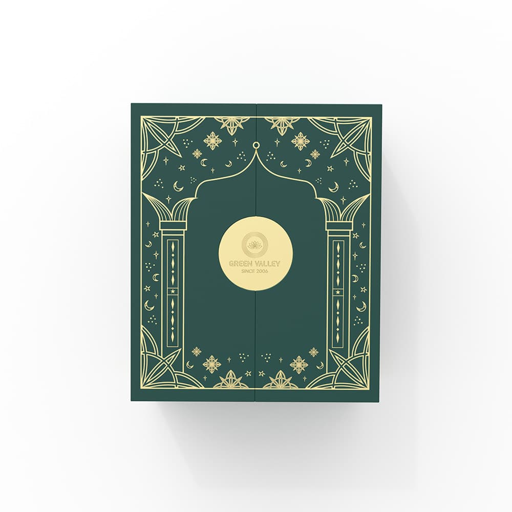 Dark-green Arabic Perfume Box
