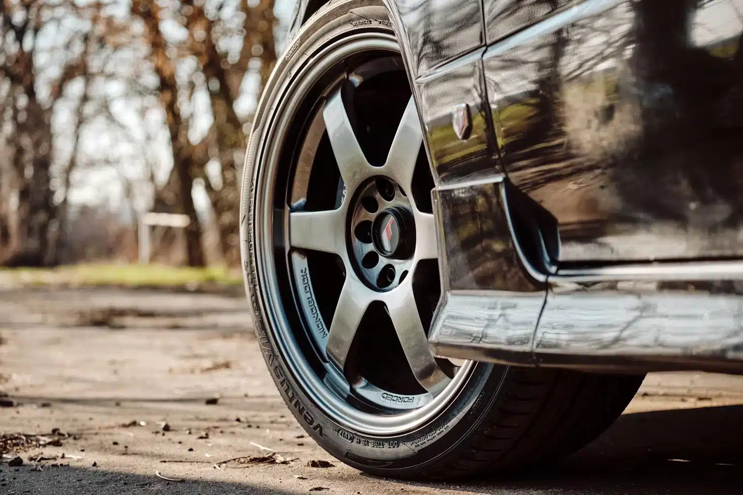 Chrome Wheel and Tire