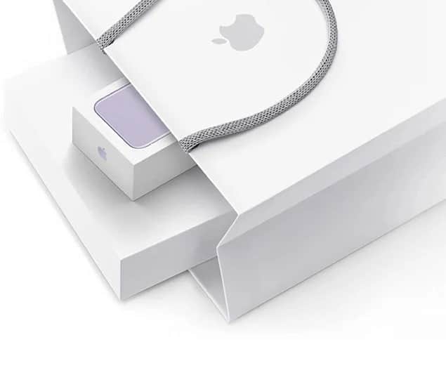 100% Eco friendly twisted Paper Rope: APPLE Paper Bag case