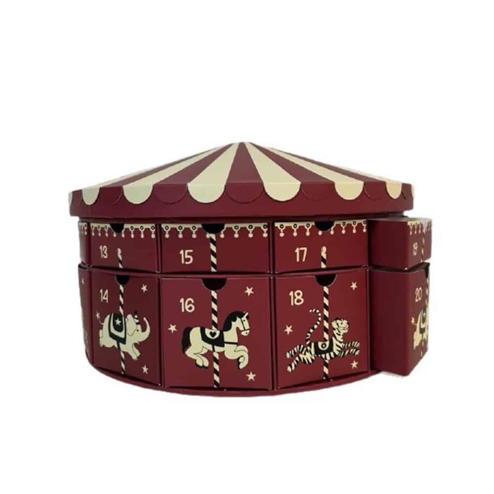 Circus-shaped Advent Calendar Box