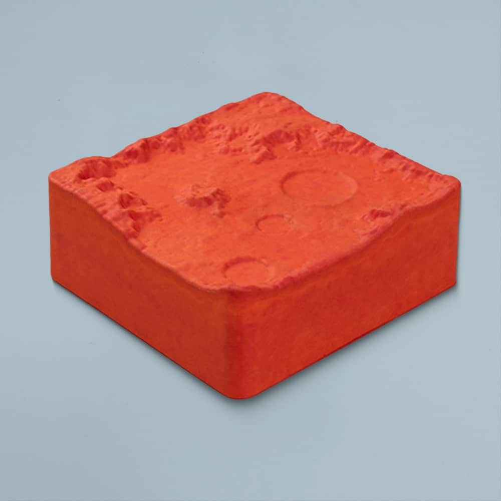 Lunar Surface Orange Gift Box