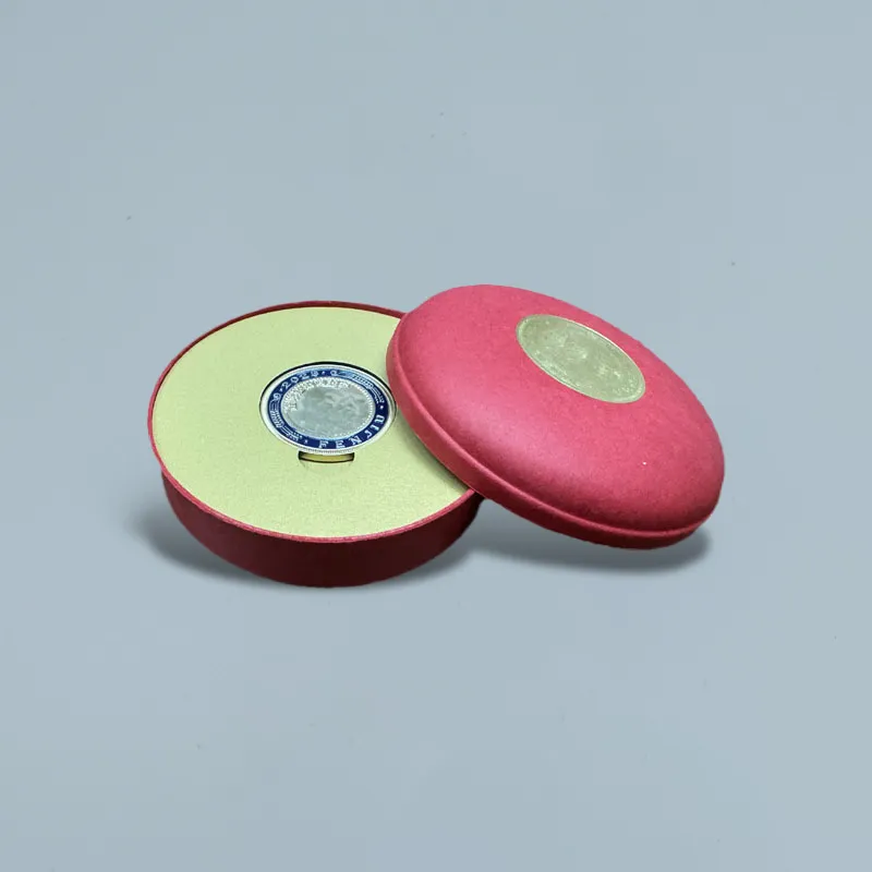 Red Commemorative Coin Gift Pulp Box
