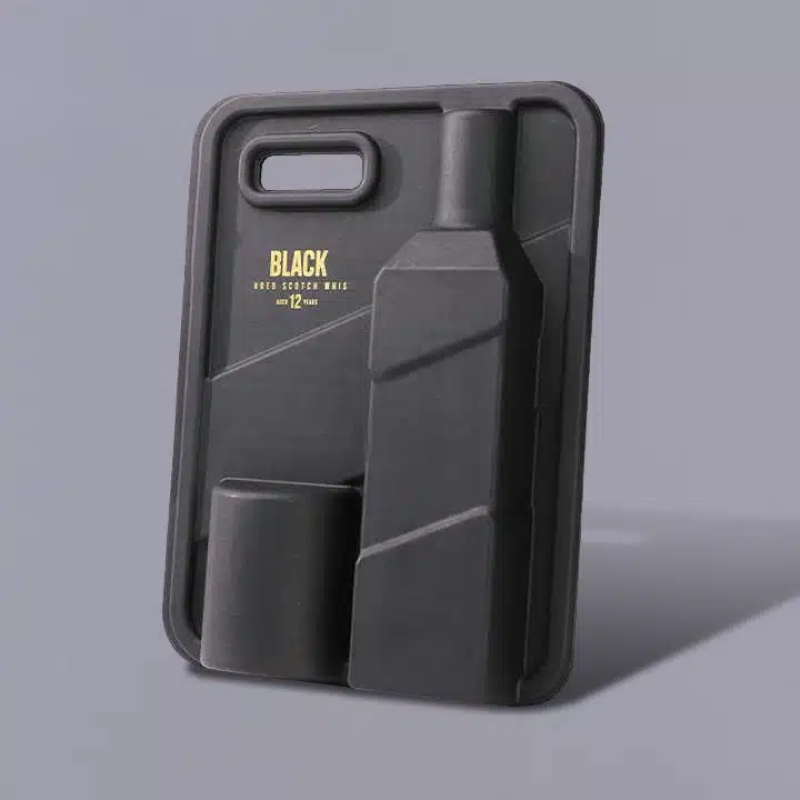 Black Beverage Clamshell Packaging