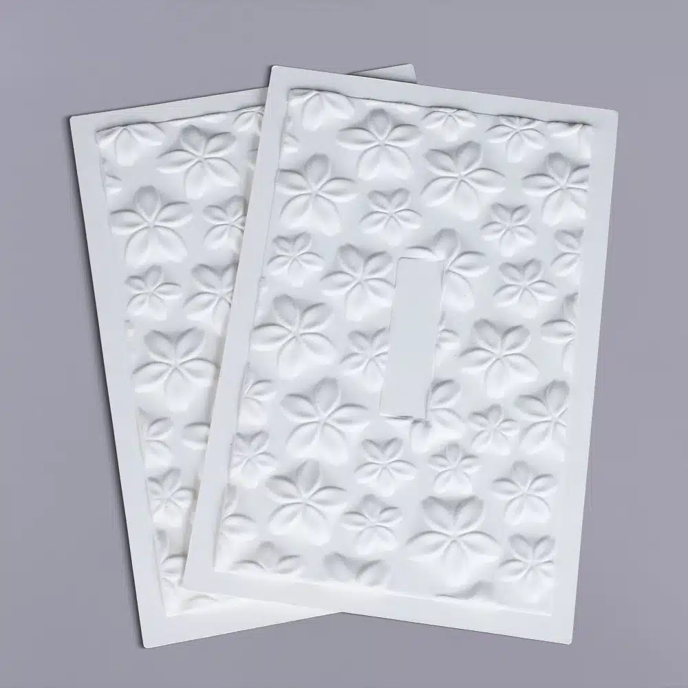 Embossed Floral Molded Pulp Lid