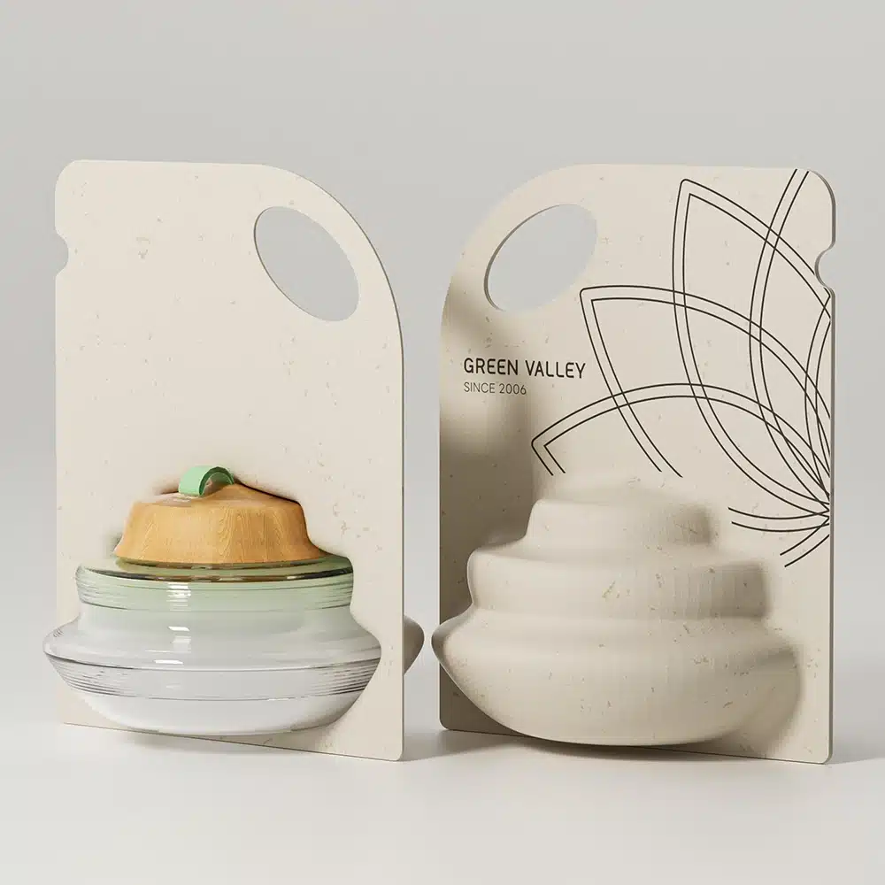 Lotus Shaped Perfume Bottle Packaging