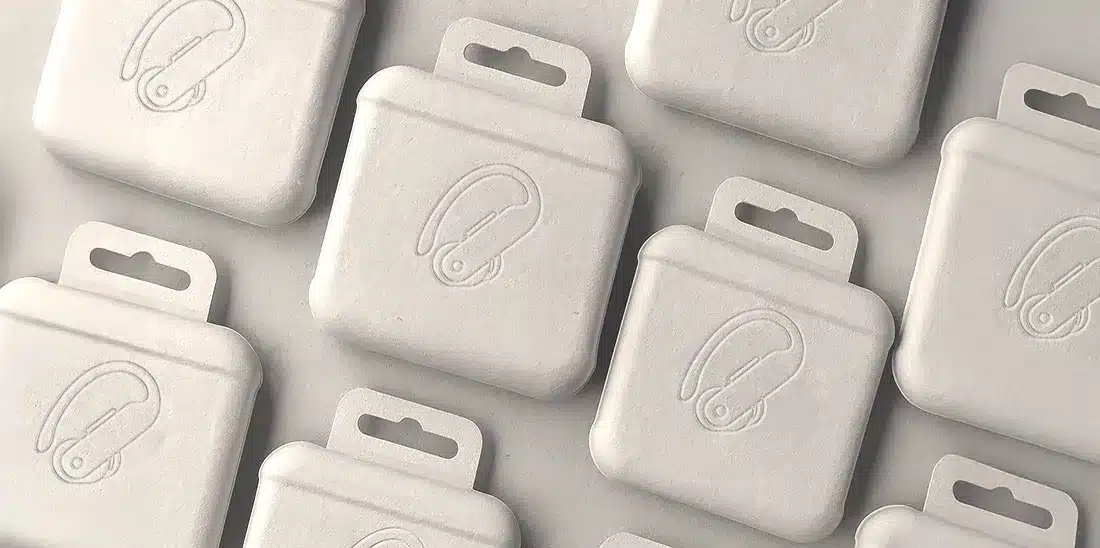 sustainable electronics packaging for earbuds