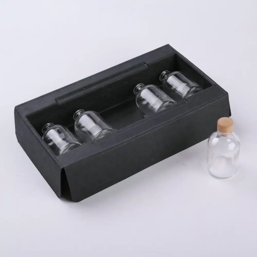 Black Molded Pulp Bottle Inserts