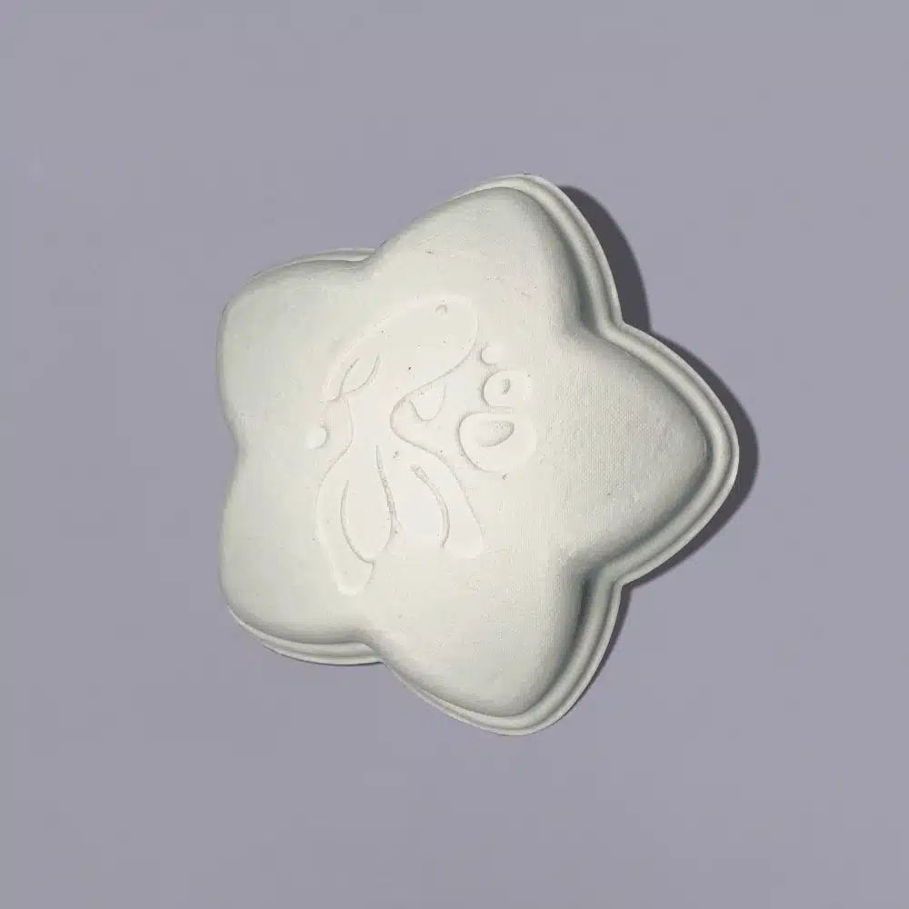 Boîte cadeau en canne à sucre en forme de fleur de cerisier