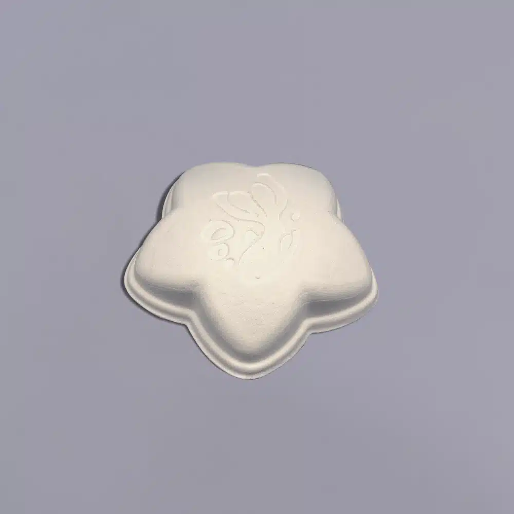 Boîte cadeau en canne à sucre en forme de fleur de cerisier