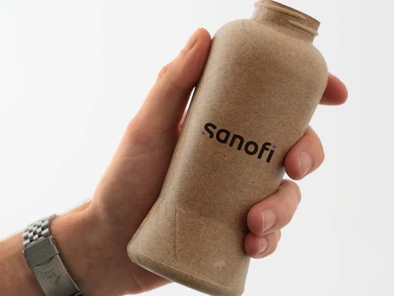 Sanofi Pharmaceutical Paper Bottle