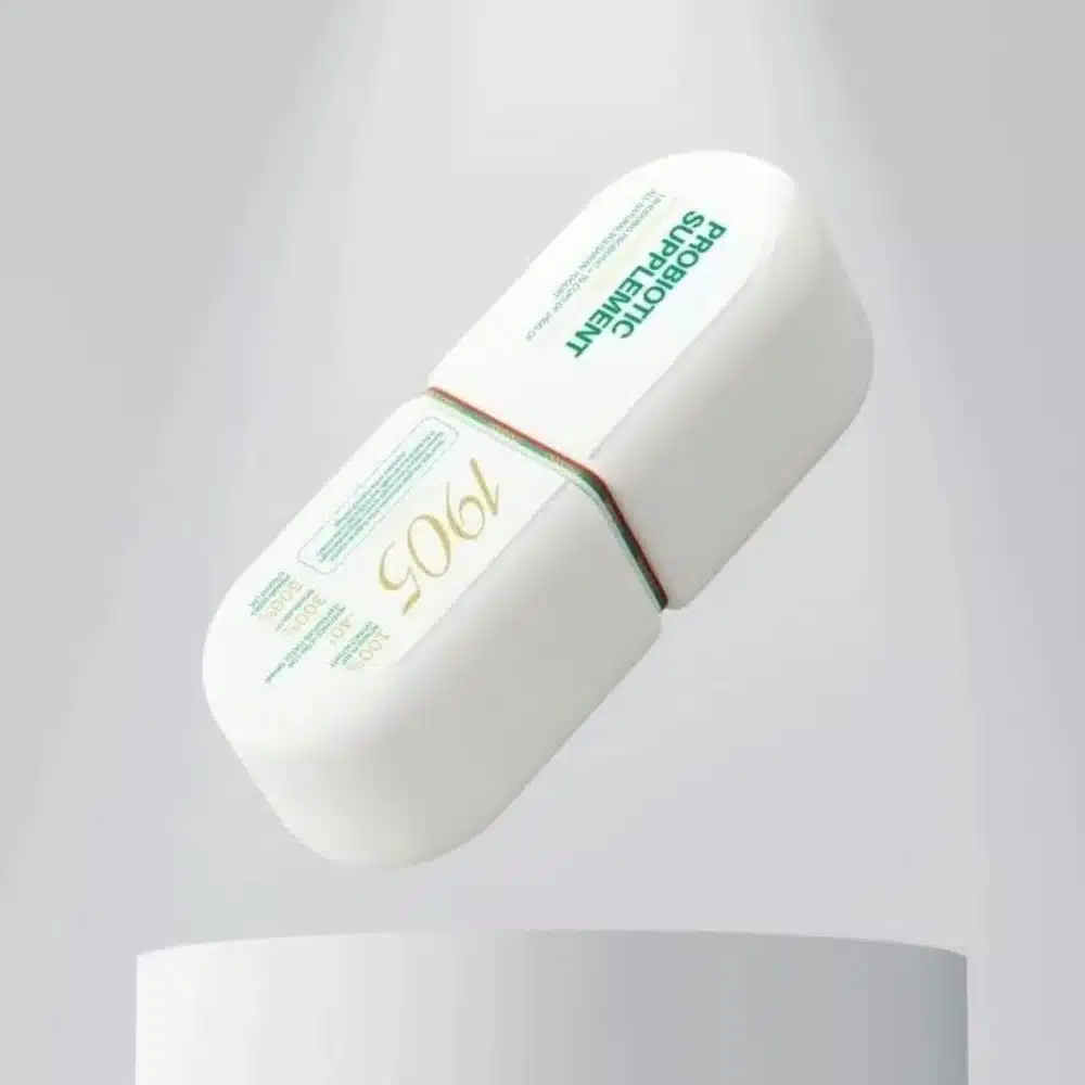 Capsule-shaped Probiotic Supplement Packaging