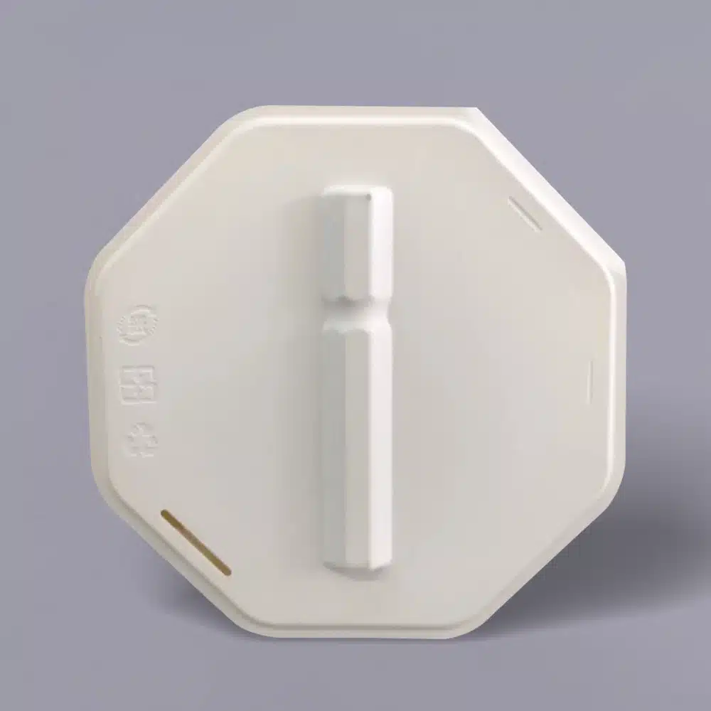 Embalagem cosmética hexagonal de polpa moldada
