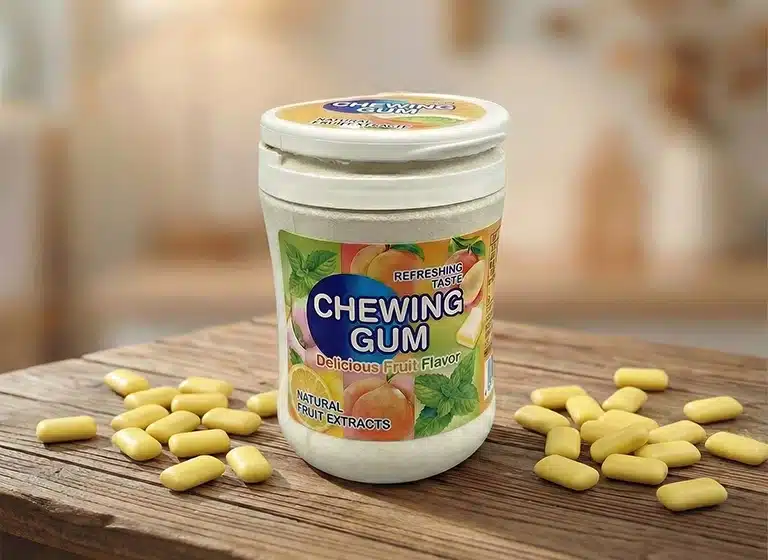 Paper Protein Powder Canister