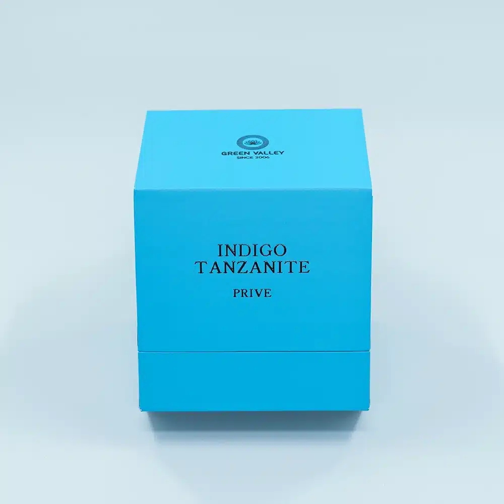 Blue-green Geometric Shape Perfume Box