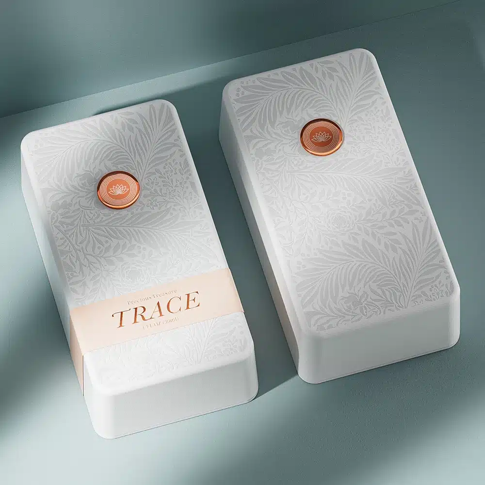 Metal Label Luxury Perfume Box