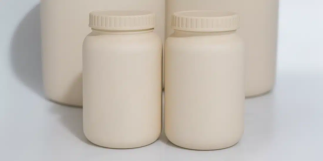 Smooth Texture of paper jar