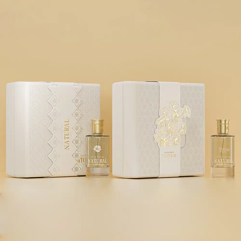 Gold Engraved Perfume Gift Box