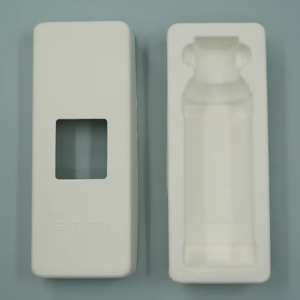 Molded Pulp Perfume Packaging with Window