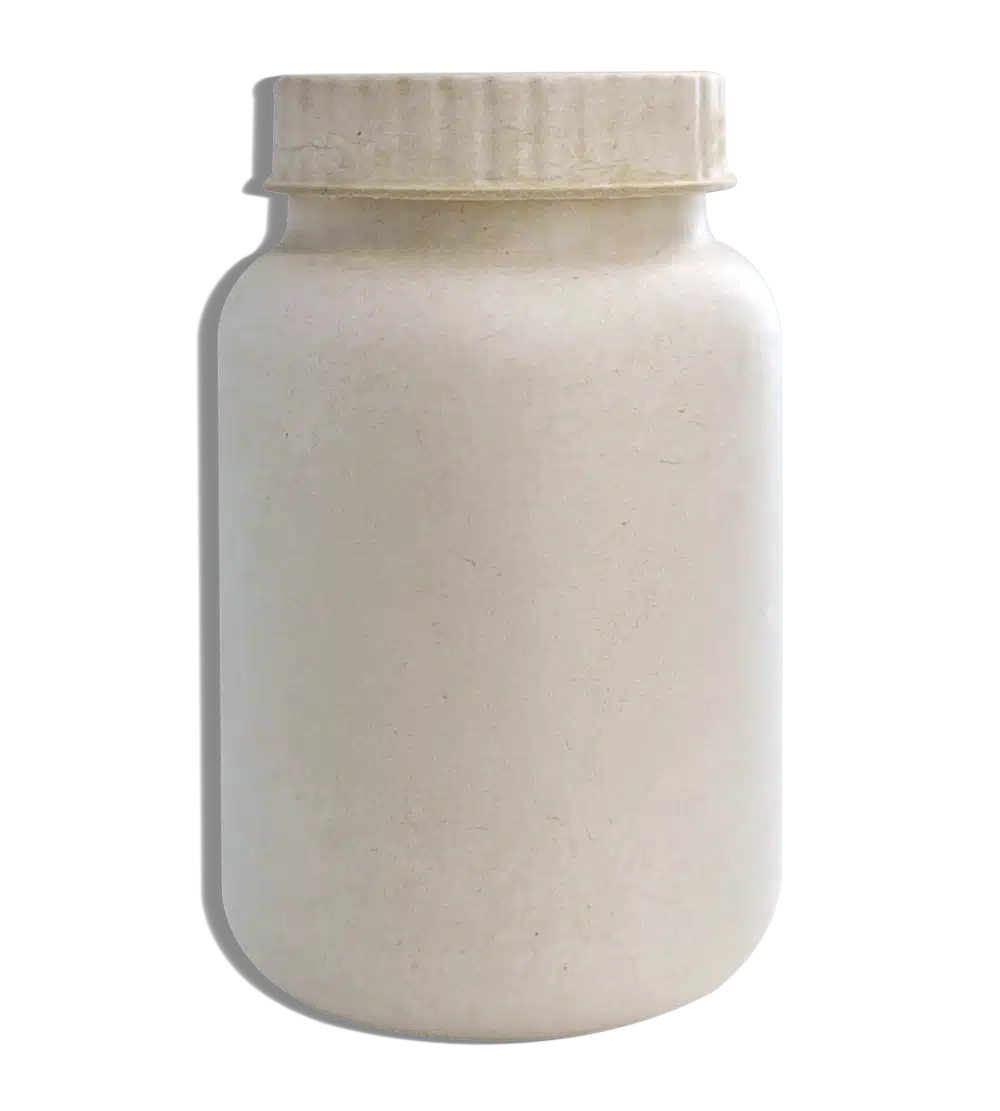 biodegradable paper jar