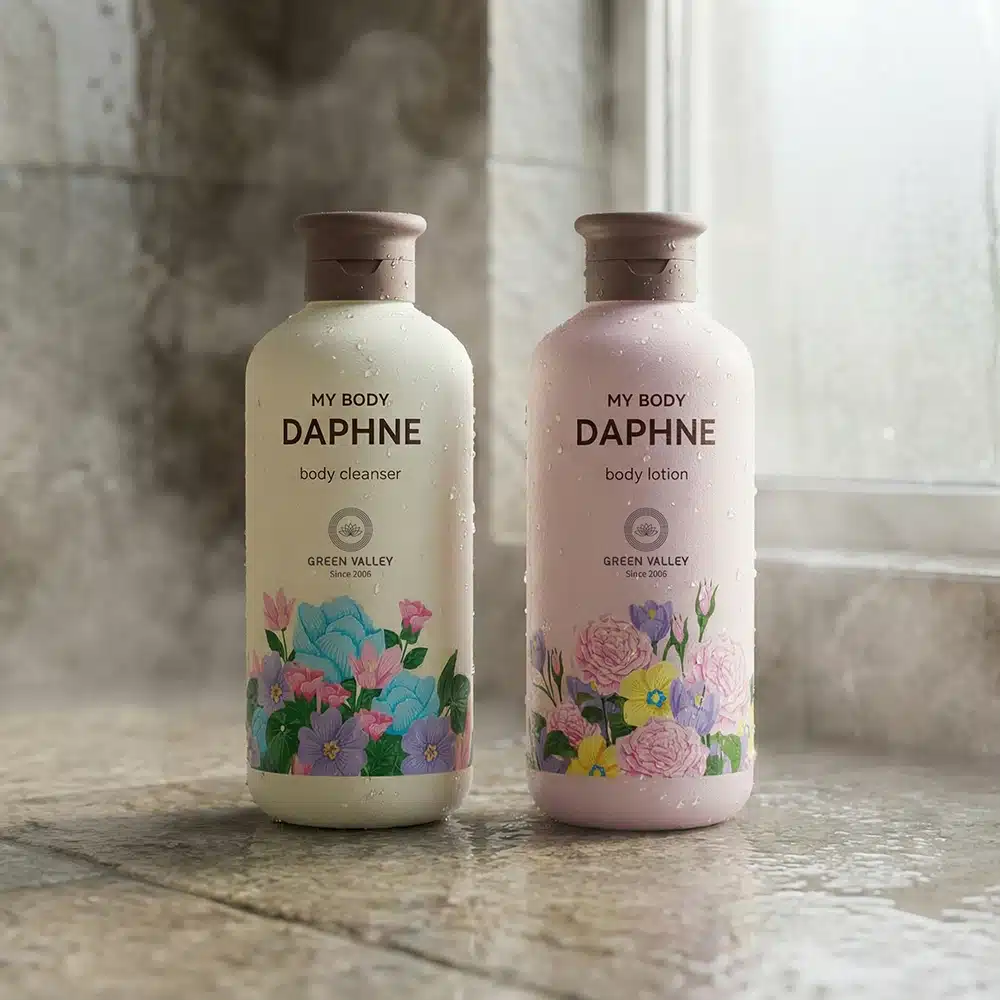 Molded Pulp Body Wash Paper Container