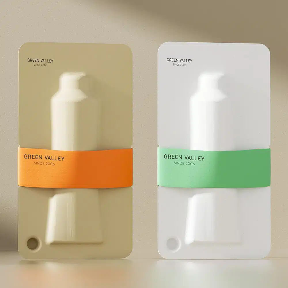 Clamshell Tray For Lip Balm