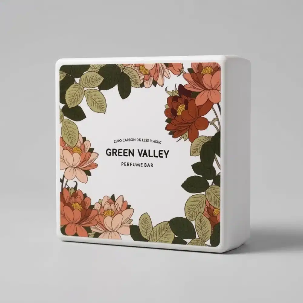 Retro Floral Pattern Fragrance Box