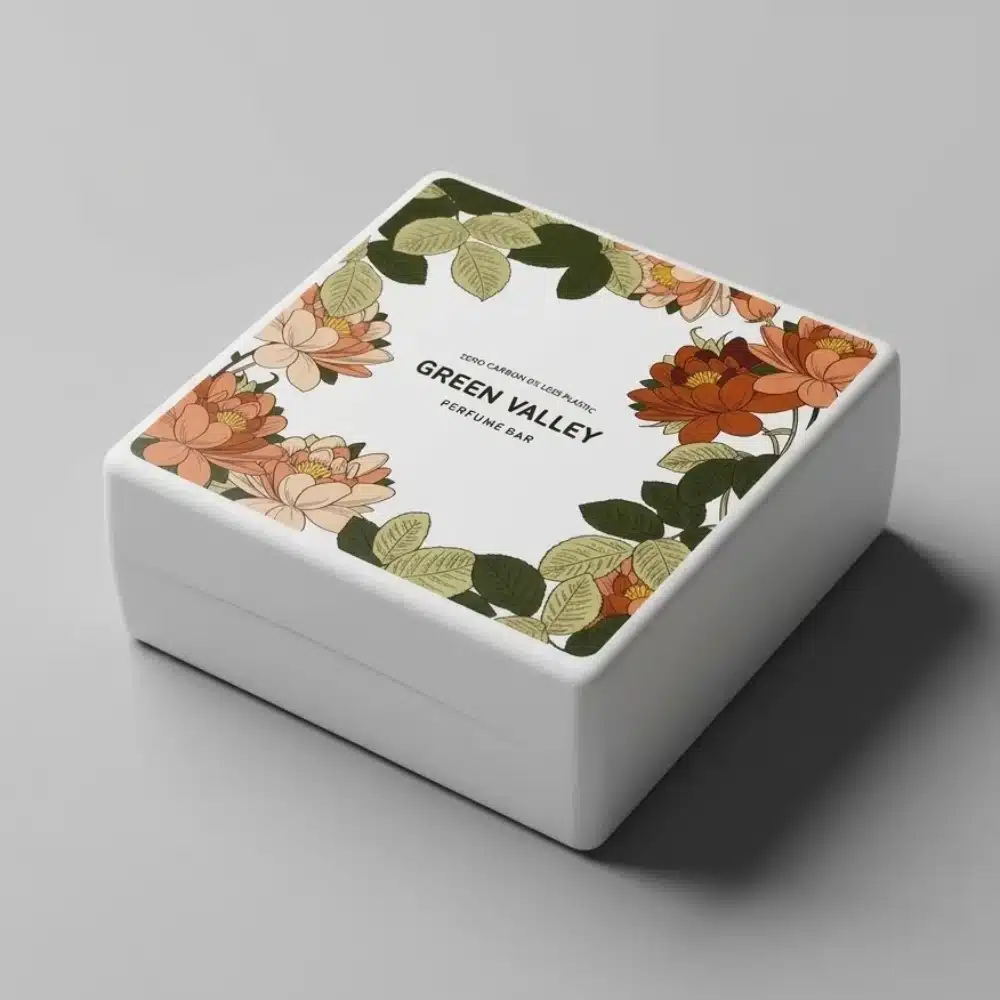 Retro Floral Pattern Fragrance Box