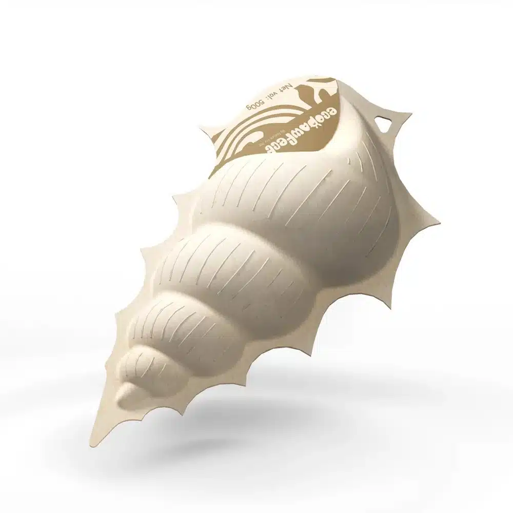 Conch Shaped Pet Food Bowl Tray