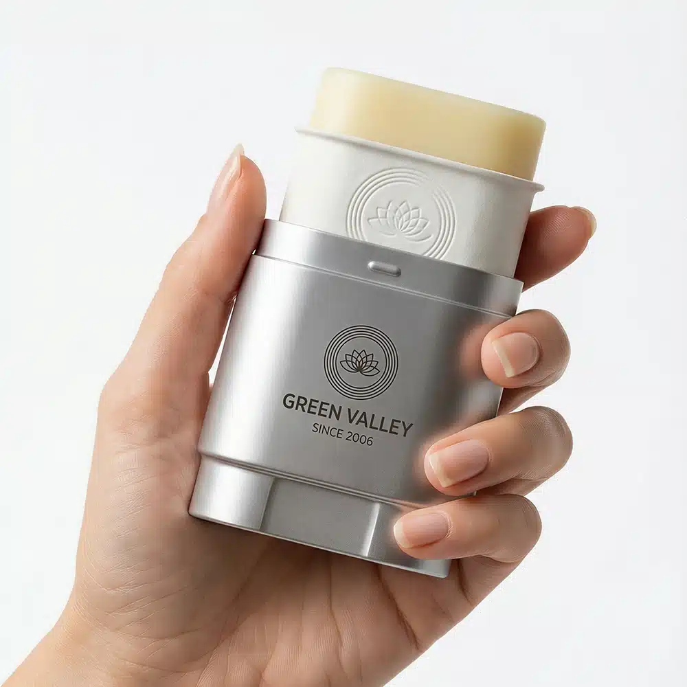 Aluminum Refillable Deodorant Container