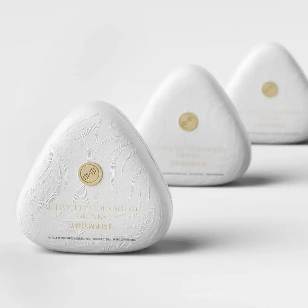 Triangle Compostable Supplement Gift Box