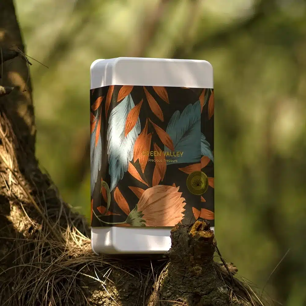 Floral Print Sleeve Stock Mold Perfume Box